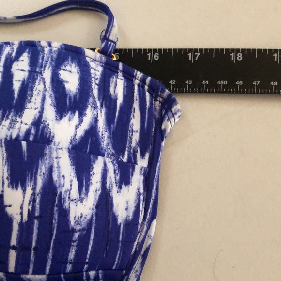 Tommy Bahama size 12 purple violet large Tankini swimwear bluish purple & white - Picture 11 of 15